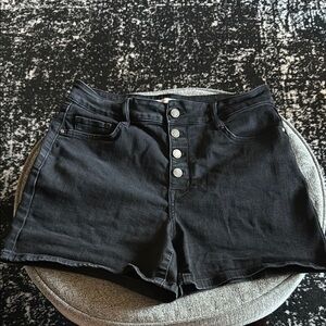 Nine West Black High Waist Shorts